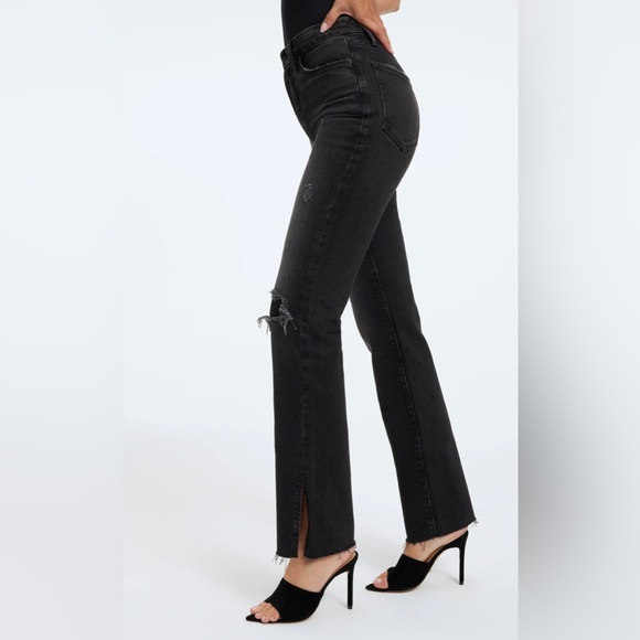 Good American Good Boy Straight Jeans - Picture 3 of 9